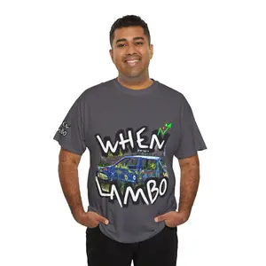 When Lambo Crypto Graphic Tee | Crypt Apparel Car Streetwear