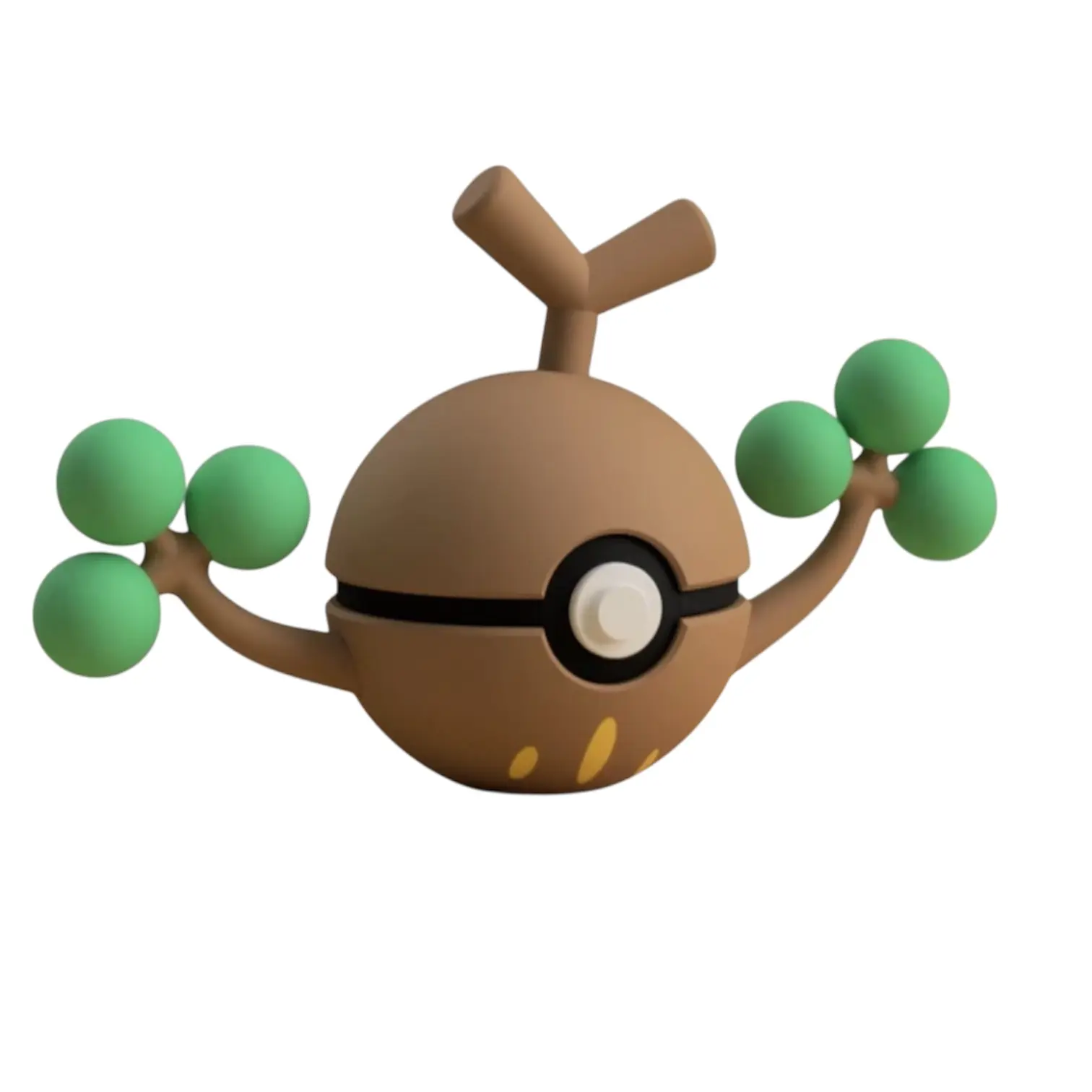3D Printed Sudowoodo Poke Ball Collectible Statue - Pokemon-Inspired Home Decor, Home Supplies with a Modern Twist