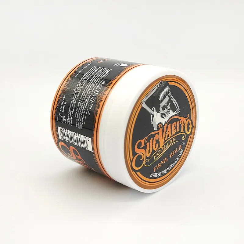 Buy 1 Get 1 Free Product – Men’s 4oz Strong Hold Water-Soluble Hair Pomade, Wax for Curly Thick Hair, Long-Lasting Shine, Fresh Scent Styling Cream, Curly Hair Products, Haircare