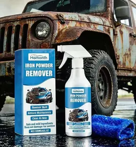 Automotive Rust Remover Spray Acting Iron Rust Cleaner for Wheels Rims Metal Surfaces Car Detailing Products Detailing Products on Most Automotive Finishes Cars Motorcycles summervibes