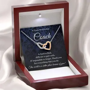 Coach Gift Cheerleading, Cheer Coach Gift Ideas, Life Coach Gift Swim Coach Gift Football, Cross Country, Softball, Necklaces styles On Birthday, Xmas with Message Card & Box