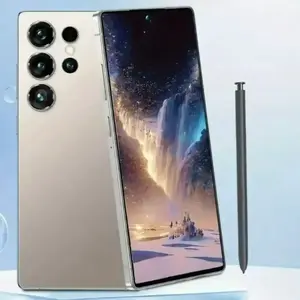 S25 Ultra Unlocked 5G Android 14 Smartphone.12GB+512GB,6.99" HD Display,68MP+108MPCam,7800mAh, Dual Card, Built-in Pen, FaceUnlock, , Case & Protector