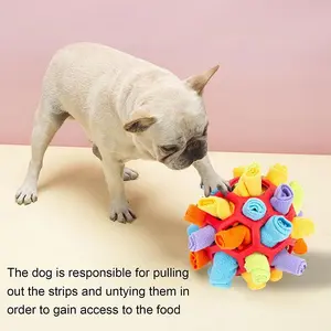 EYS Hide and Seek Dog Ball with IQ Enhancing Treats for Pet Training and Fun dog enrichment