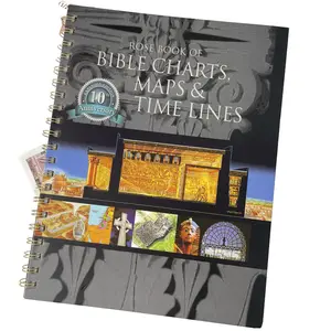 Rose Bible Study Notebook 10th Anniversary Edition with Full-Color Charts Maps & Time Lines Durable Spiral Binding Portable Visual Resource for Bible Study