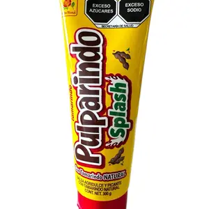 Pulparindo Splash Sweet Snack-- Tamarindo or Mango Flavor --Mexican Candy in Squeeze Tube 300g Snack
