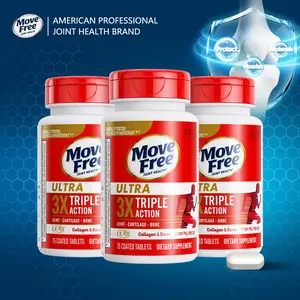 【Joint Health】Move Free Ultra Triple Action Joint Supplement 1 Pack of 75 Tablets 3 Bottles Antioxidant Fitness Healthcare Edible Vitamin Optimum
