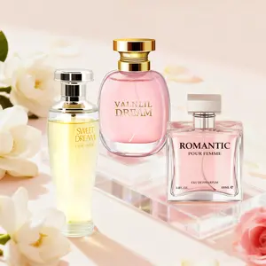 3PACK/300ML Women's Perfume Set Floral Oriental & Fruity Scents Rose Chamomile Spicy Peony Vanilla Pear Clementine Essence Daily Wear for Dating Special Events parfum
