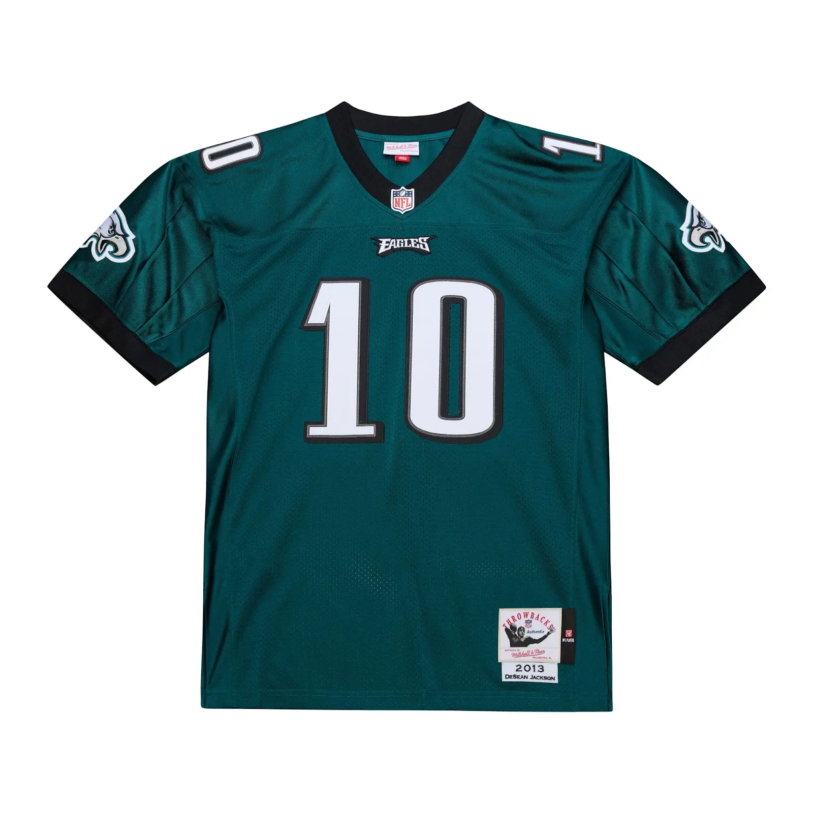 DeSean Jackson Philadelphia Eagles 2013 Midnight Green Authentic Jersey - Mitchell & Ness NFL Throwback, 10s Retro Football Jersey