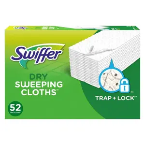 Sweeper Multi-Surface Unscented Dry Cloth Refills for Duster Floor Mop (52-Count)