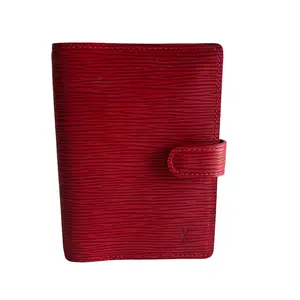 Pre-owned Louis Vuitton canvas Small Leather Goods Agenda PM Epi leather red 308