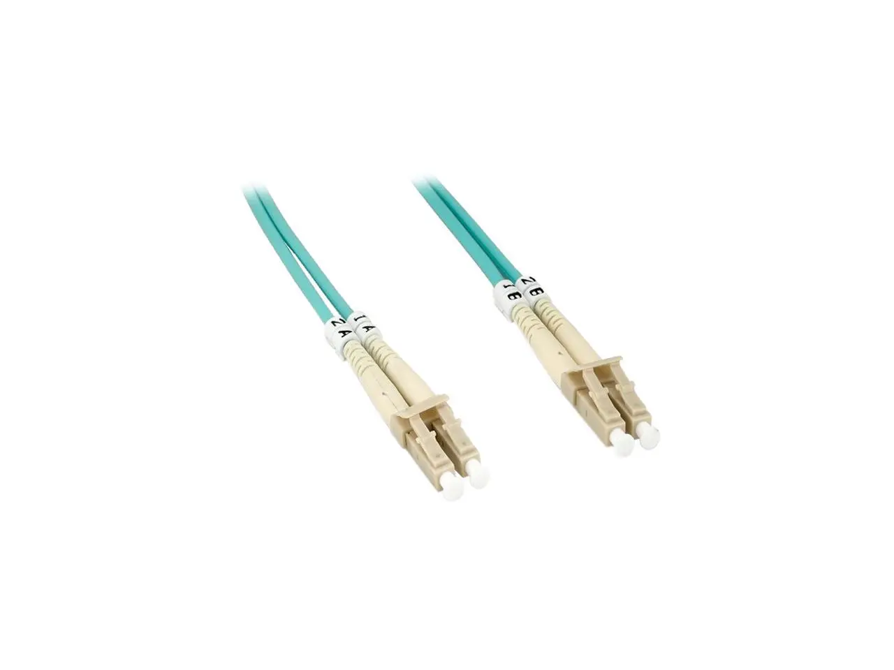 Nippon Labs OM4 LC / LC 10Gb 50/125 OM4 Duplex Multimode Fiber Optic Cable 1M, Blue