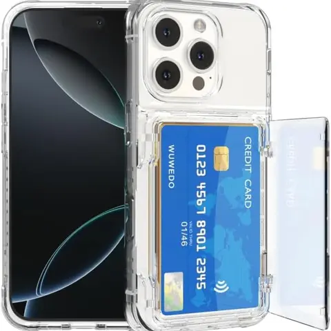 Transparent photocard phonecase clear phonecase with photocard holder with flip open card holder with Flip Large Cards Slot Holder for iphone11 12 13 14 15 series for Samsung S24 S23 Ultra Kpop Screen Protector