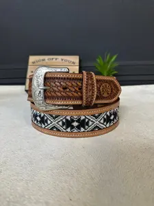 Aztec 2” Beaded Belt RHC-2005 with Original Design and Craftsmanship