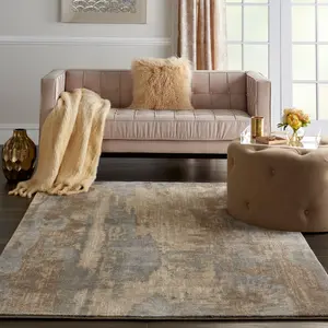 Nourison Home Moroccan Celebration KI386 Indoor Area Rug, Home Decorative Rug with Abstract, Dramatic Distressed Designs, Durable Earth Tones
