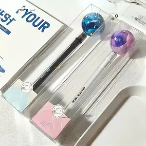 Planetary Suspension Pen Set, Healing & Stress Relief, High Value 0.5mm Long Cap Neutral Pens, Office Supplies, Gift, Desk Accessories