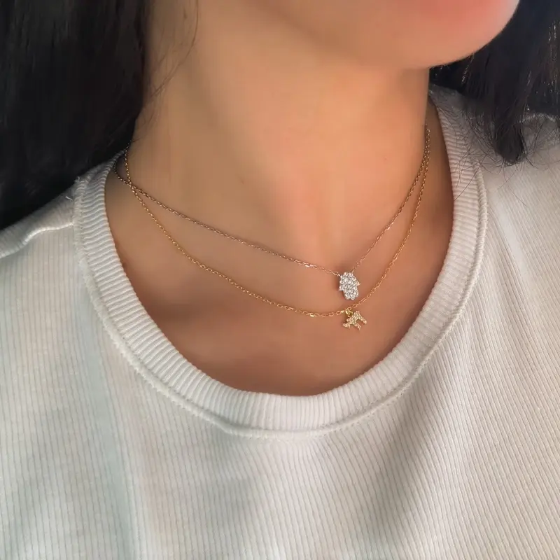 Chai necklace (14k gold plated)