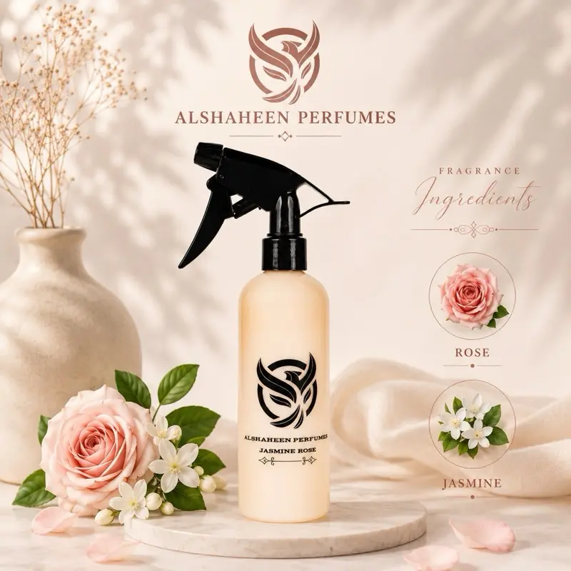 Jasmine Rose Air freshener (Jasmine floral scent) from Alshaheen Perfumes 300ML