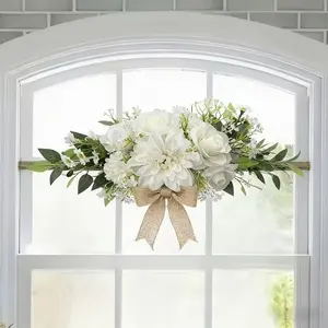 Elegant Artificial Flower Vine, Artificial Peony Flower, Decorative for Wedding Arches, Chairs, Welcome Signs, Home Curtain Decoration, Romantic Events, Artificial Flower Decorations