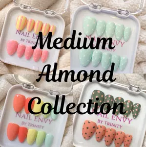 Press On Nails Medium Almond Collection