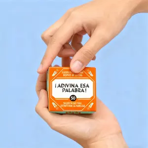 Spanish Post-Dinner Game Cards, Fast-Paced Family Fun Interactive Quiz, Includes Name Vocabulary Challenge & Skill Levels, Perfect Party Game,50 cards