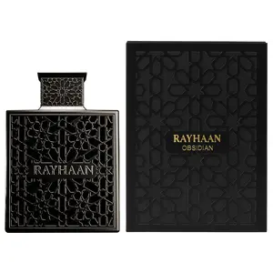 Rayhaan Obsidian Eau de Parfum Spray for Men 3.4 Ounce