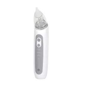 USB rechargeable electric nasal aspirator features a soft tip that's gentle on the nose — perfect for home use.