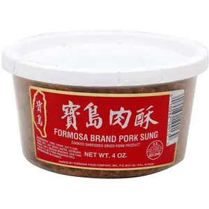 Formosa Pork Sung – Small 4oz/ Large 18oz Traditional Meat Floss Dried Pork Savory Topping For Rice & More