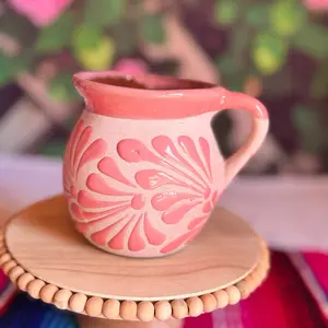 Engove Relieve Mug 355ml color pink Coffee Drinkware Reusable Ceramic Cup