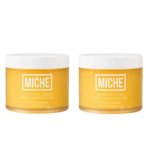 2PCS[MICHE] Anti-Humidity Frizz Fighting Strong Hold Hair Gel | For All Hair Types Curly, Coils and Wavy Hair - Alcohol Free