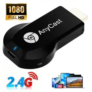 AnyCast WiFi Display Adapter, 1080P Full HD Wireless HDMI Transmitter, Stable 65FT Transmission Screen Casting Dongle, Works with Smartphones/Laptops/Tablets for Home Theater & Office Presentations
