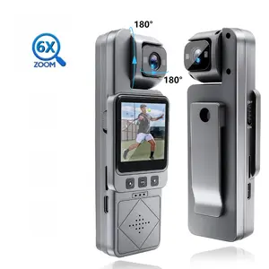 1080P WiFi High-definition Mini Body Action Camera, Wearable Action Camera, Audio and Video Recording, Multiple Magnifications, Clearer Infrared Night Vision, Vlogging Recording,32Gcard