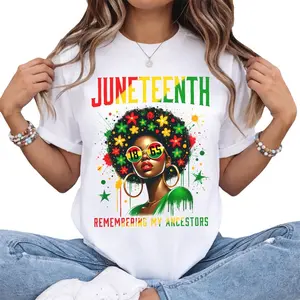 Juneteenth Remembering My Ancestors 1865 African American Heritage Graphic T-Shirt
