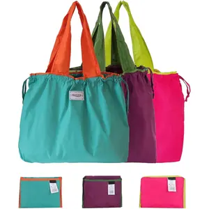 3 Pack Reusable Grocery Bags, Colorful Grocery Bag,Grocery Bags Reusable Shopping Bags (Fuchsia,Lake Blue,Purple)|