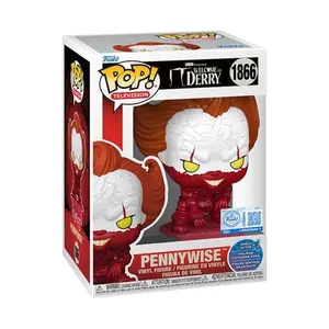 It: Welcome to Derry Pennywise Bloody Shelf Sitter Funko Pop! - Entertainment Earth Exclusive