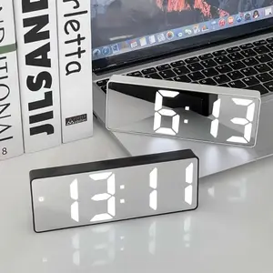 Mirror Large Screen Digital LED Electronic Alarm Clock