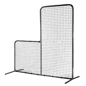 Heavy Duty Portable Batting Screen - 7x7 ft Baseball & Softball Safety Net with Carry Bag