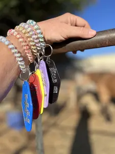 You Left the Water On Keychain – Old Motel Key Style Reminder Tag