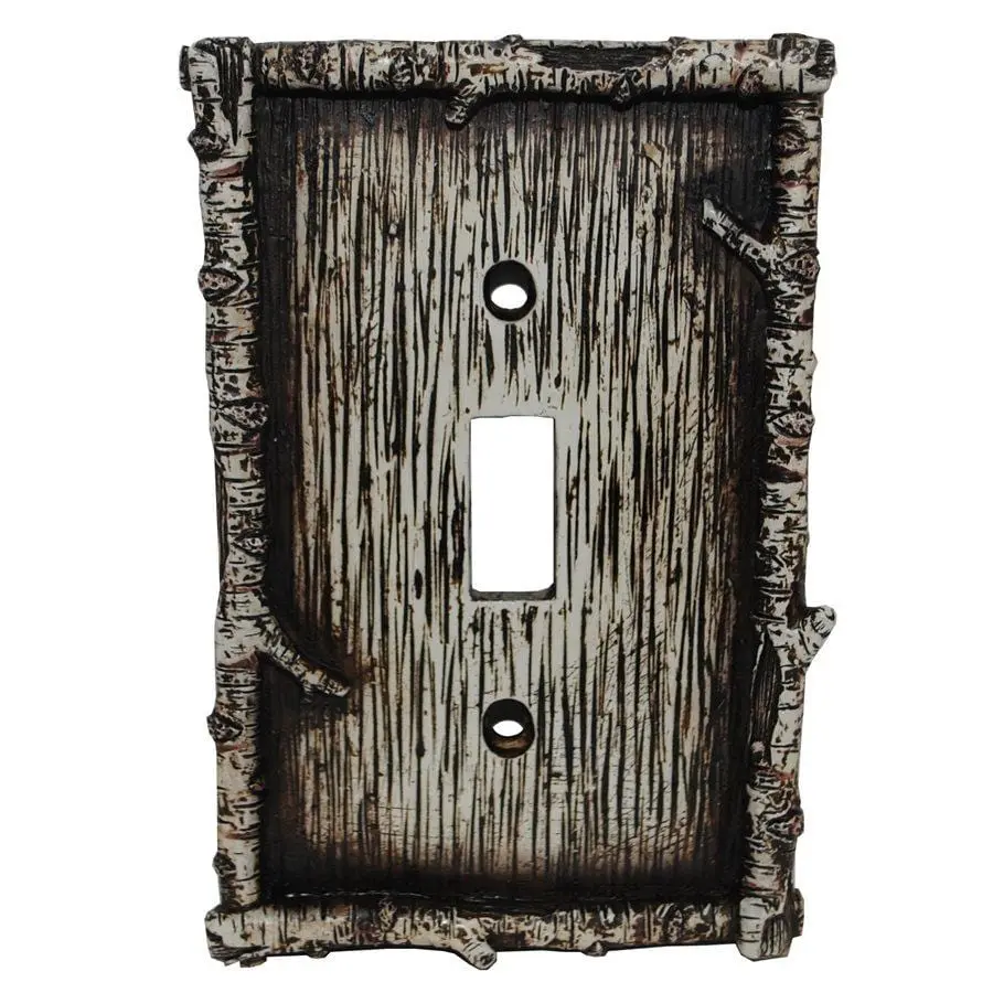Birch Twig Single Switch Wall Plate Birch Twig Single Switch Wall Plate