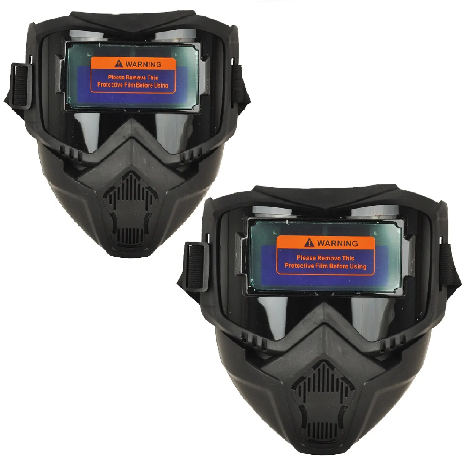 Professional Auto Darkening Solar Welding Helmet with Safety Visors, 1/1/1 Optical Clarity, Wide Shade 4/9-13, 1/25000s Fast Response, Large Viewing Screen, Anti-Blue Light, Adjustable, Grinding Compatible, Improves Welding Precision (TIG, MIG)