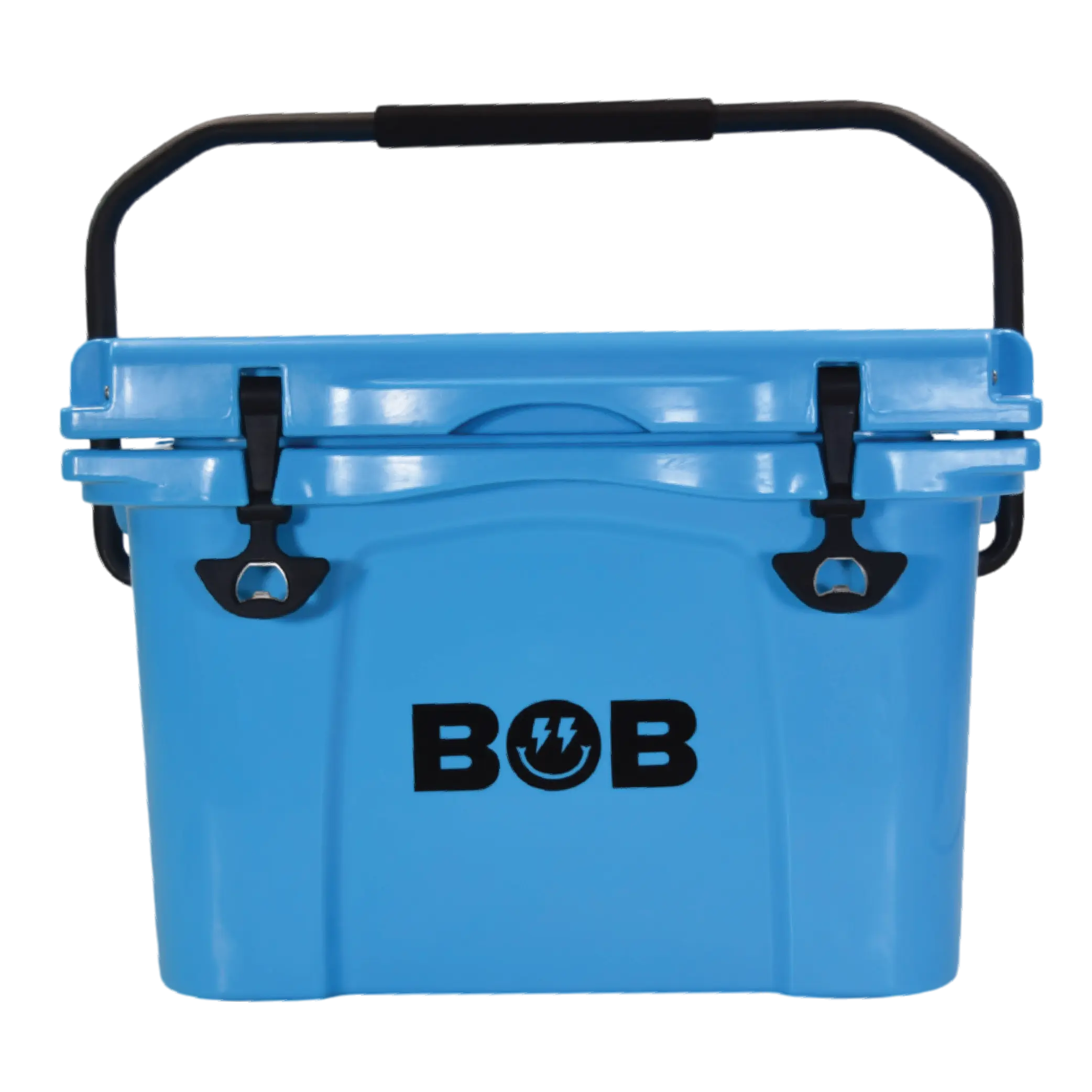 Bob The Cooler 25QT The Wingman Rugged Insulated Personal Hard Cooler with High Ice Retention, Leak-Proof Design, Heavy-Duty Carry Handle & Lid Bottle Openers for Camping, Beach & Tailgating, Personal Cooler, Cooler Carry Handle, Ice Retention Cooler