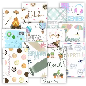 Premade Bullet Journal Spreads | 2026 Full Year