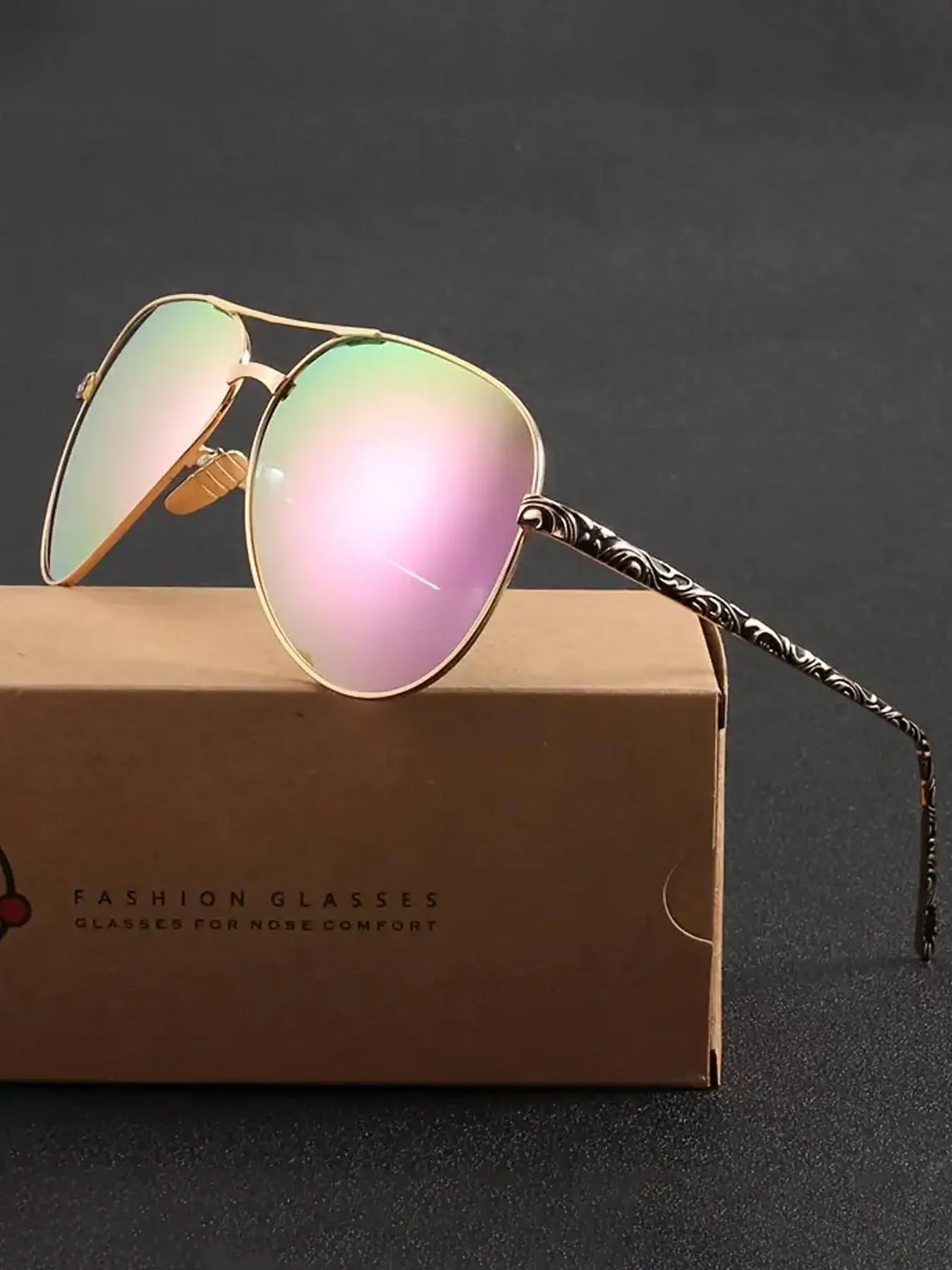 Women's Fashionable Teardrop Aviator, Trendy Casual High Quality Sunglasses for Everyday Use, Fashion Accessories for Outdoor Activities