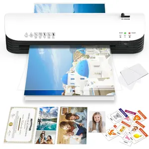 Thermal Laminator, 8.5x11 Laminator, 9 Inch Laminater Machine with 12 Laminating Sheets, A4/A5/A6 Personal Hot Cold Laminating Machine for  School Teachers Office, Anti-Jam