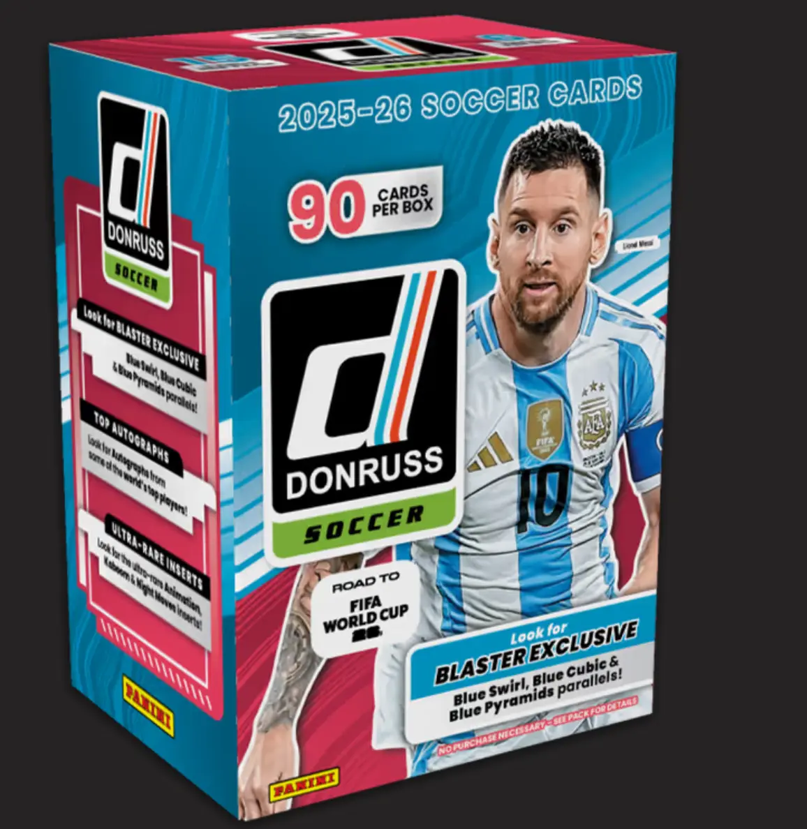 2025-26 PANINI Donruss Road to FIFA World Cup 2026 Soccer Cards Retail Blaster Box
