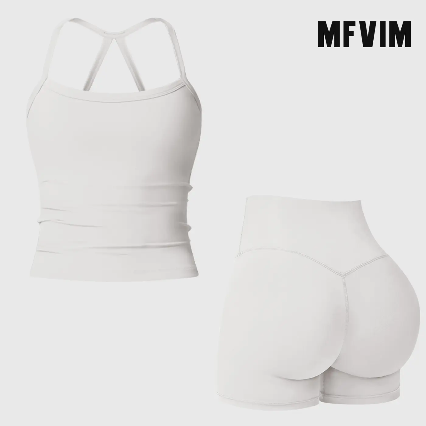 Shorts Set - Pearl Gray