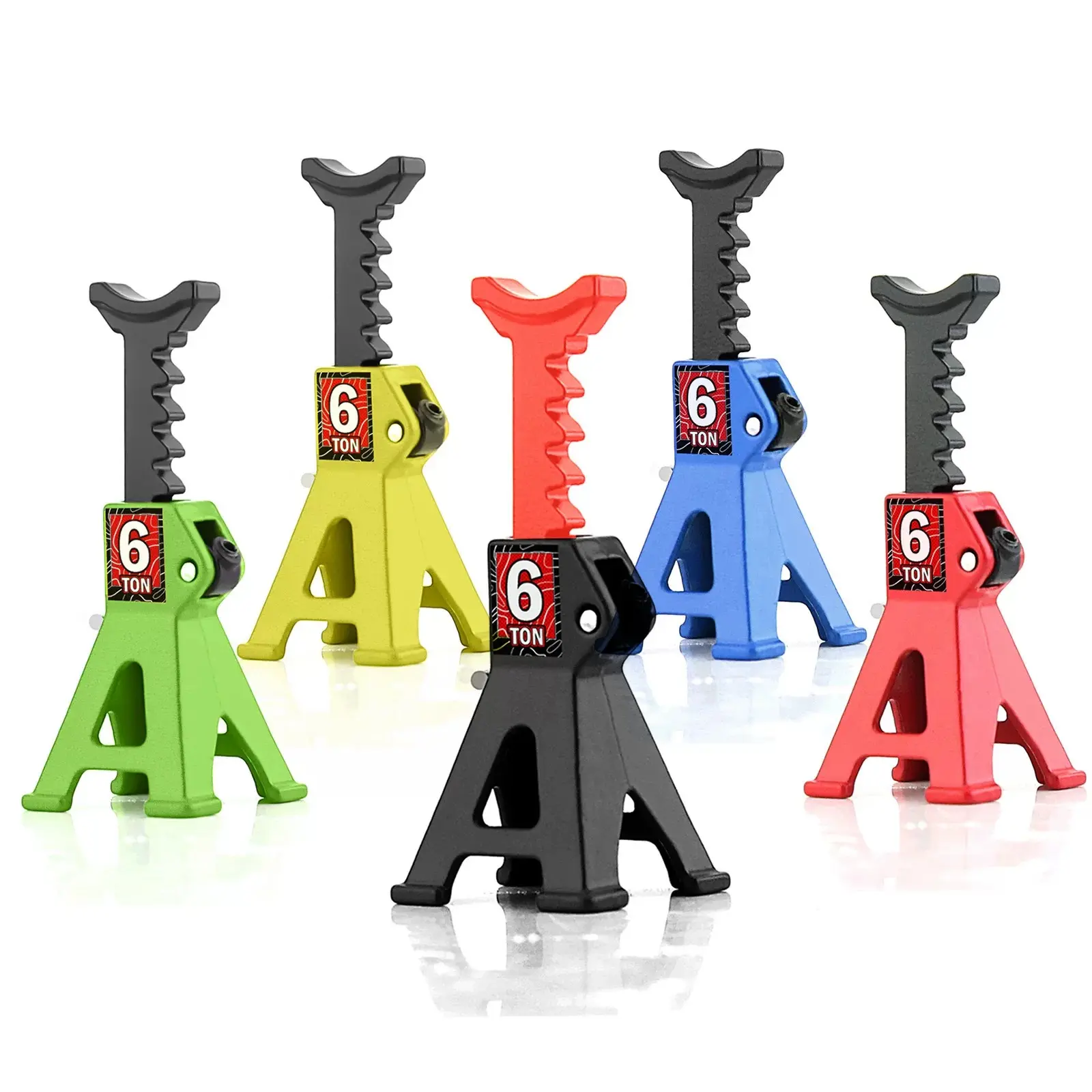 Not  Real Jack，Toys 1:18/1:24 Lifting Jack(2PCS) RC Car Decorations，toy，Adjustable simulation jack, building block toy, metal jack toy