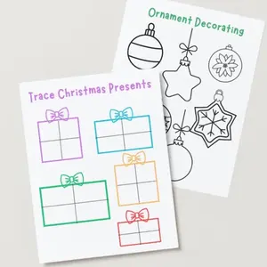 Holiday Morning Journal for Toddlers Ages 2-4 with 31 Developmentally Appropriate Activities for Early Learning and Fine Motor Skills