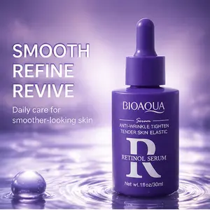 Retinol Facial Serum with Hyaluronic Acid - 1 oz/30 ml, Smooth, Silky, Gentle for Sensitive Skin, Firming, Evening Skin Tone, Hydrating, Radiant Moisture, Daily Use