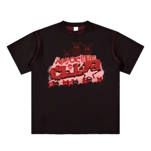 Associate Club “The Watchers” Hand-frayed Reversible T-shirt
