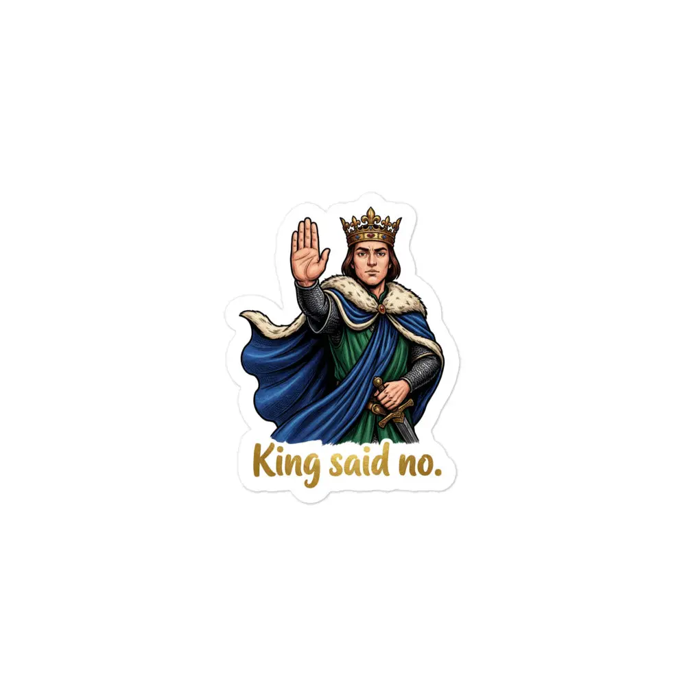 Bosnian King Sticker